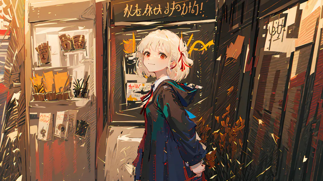 4k插画壁纸-花店少女背景图片 - 精选壁纸「哲风壁纸」 4k插画壁纸-花店少女背景图片 - 精选壁纸「哲风壁纸」