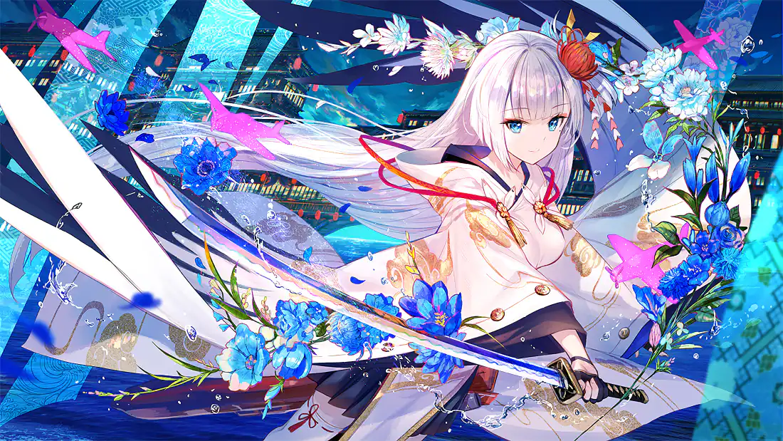 4k原神壁纸-插画壁纸-《神里绫华》「哲风壁纸」