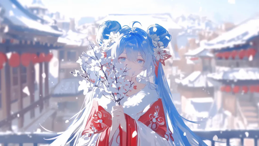 3k插画壁纸-柏/出水芙蓉图片-《精选壁纸》「哲风壁纸」