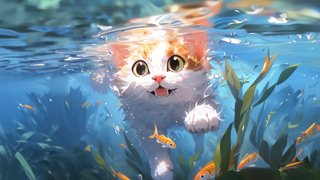 4k小猫壁纸-绘画背景-《免费下载》「哲风壁纸」 4k小猫壁纸-绘画背景-《免费下载》「哲风壁纸」
