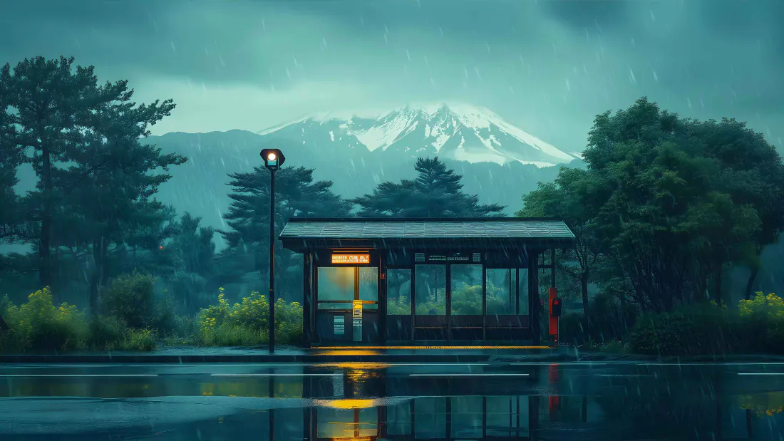 4k下雨壁纸-车站壁纸 - 绿色护眼「哲风壁纸」 4k下雨壁纸-车站壁纸 - 绿色护眼「哲风壁纸」