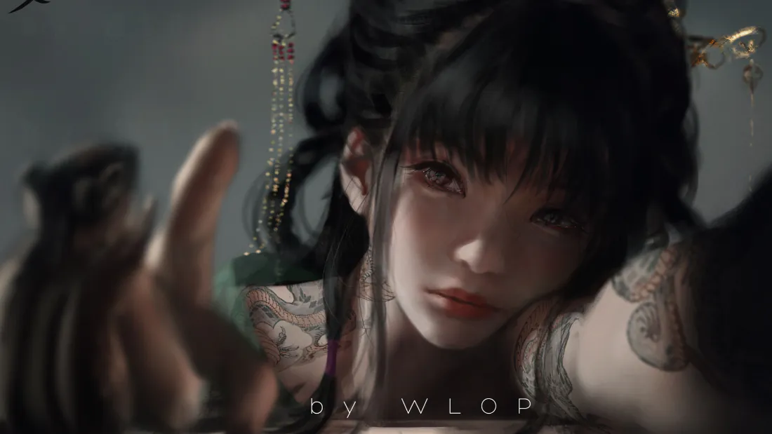2k美女壁纸 - 暗色系壁纸「哲风壁纸」