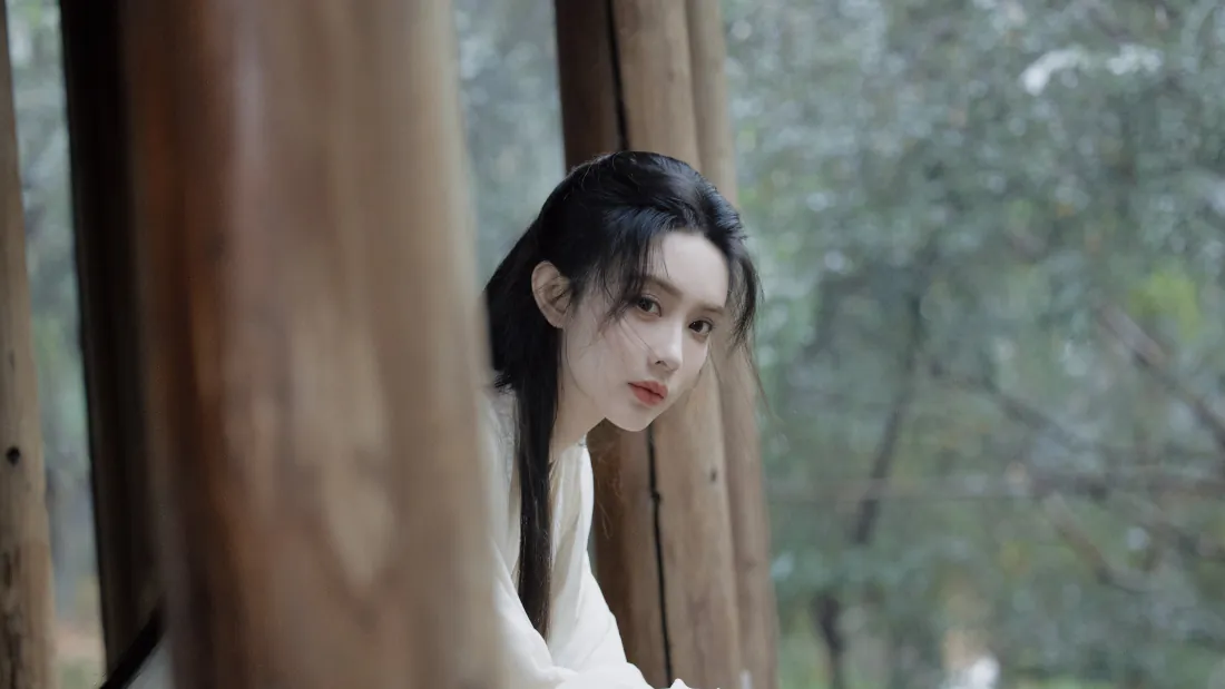 4k孟子义古装白衣造型壁纸｜唯美背景图片 - 孟子义「哲风壁纸」