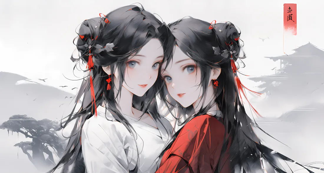 6k古风美女双人壁纸|古典背景图片 - 唯美古风「哲风壁纸」 6k古风美女双人壁纸|古典背景图片 - 唯美古风「哲风壁纸」