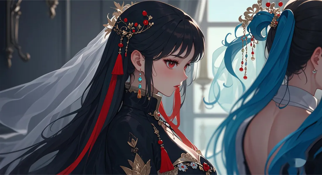 2k古风美女与蓝发少女壁纸|唯美背景图片 - 二次元「哲风壁纸」 2k古风美女与蓝发少女壁纸|唯美背景图片 - 二次元「哲风壁纸」
