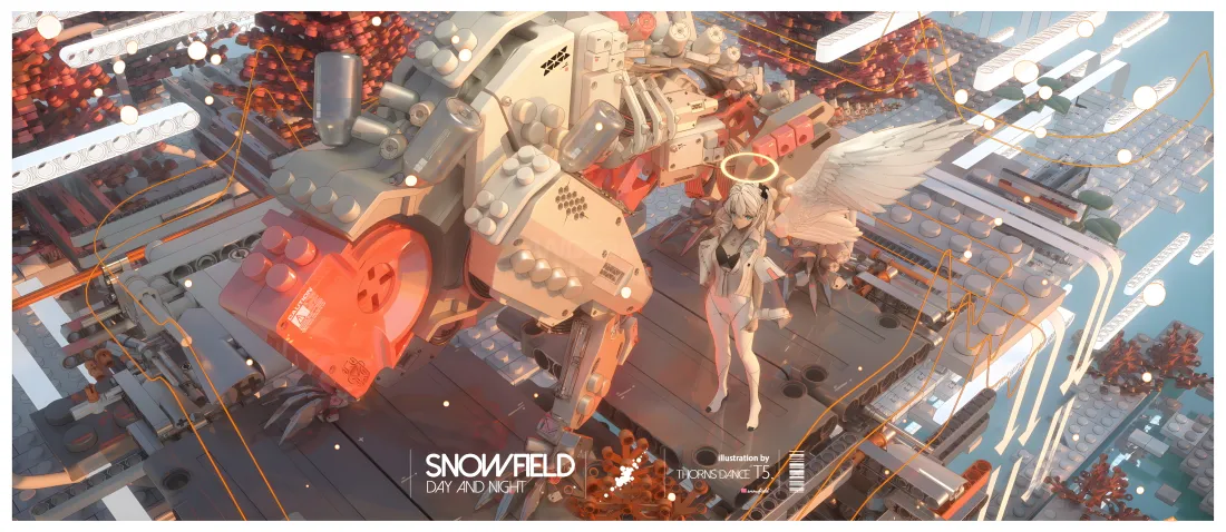 4k天使与机械巨兽背景图片 - Snowfield科技风「哲风壁纸」 4k天使与机械巨兽背景图片 - Snowfield科技风「哲风壁纸」