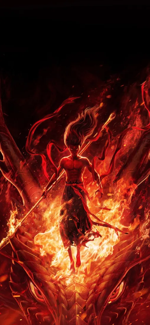 哪吒变身手机壁纸|哪吒之魔童闹海背景图片 - 炫酷「哲风壁纸」 哪吒变身手机壁纸|哪吒之魔童闹海背景图片 - 炫酷「哲风壁纸」