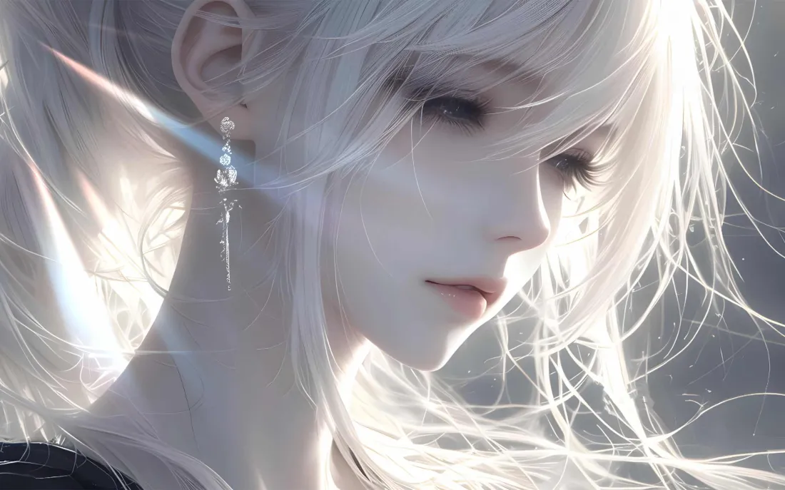 3k白发少女插画壁纸|98ti画师背景图片 - 唯美风「哲风壁纸」 3k白发少女插画壁纸|98ti画师背景图片 - 唯美风「哲风壁纸」