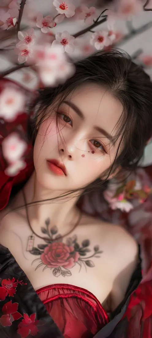 美女古风桃花背景图片 - 个性纹身装扮「哲风壁纸」 美女古风桃花背景图片 - 个性纹身装扮「哲风壁纸」