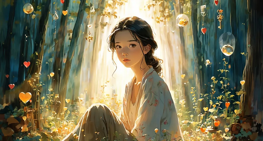 2k清纯女孩梦幻油画背景图片 - 唯美意境「哲风壁纸」 2k清纯女孩梦幻油画背景图片 - 唯美意境「哲风壁纸」