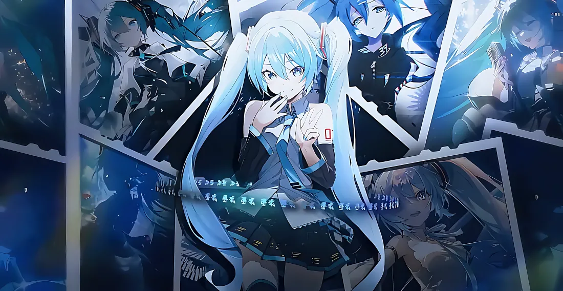 4k初音未来壁纸|蓝调拼贴背景图片 - 炫酷二次元「哲风壁纸」 4k初音未来壁纸|蓝调拼贴背景图片 - 炫酷二次元「哲风壁纸」