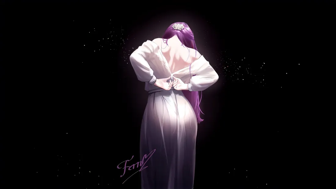 4k紫发少女壁纸|星空下白衣背影背景图片 - 梦幻氛围感「哲风壁纸」 4k紫发少女壁纸|星空下白衣背影背景图片 - 梦幻氛围感「哲风壁纸」