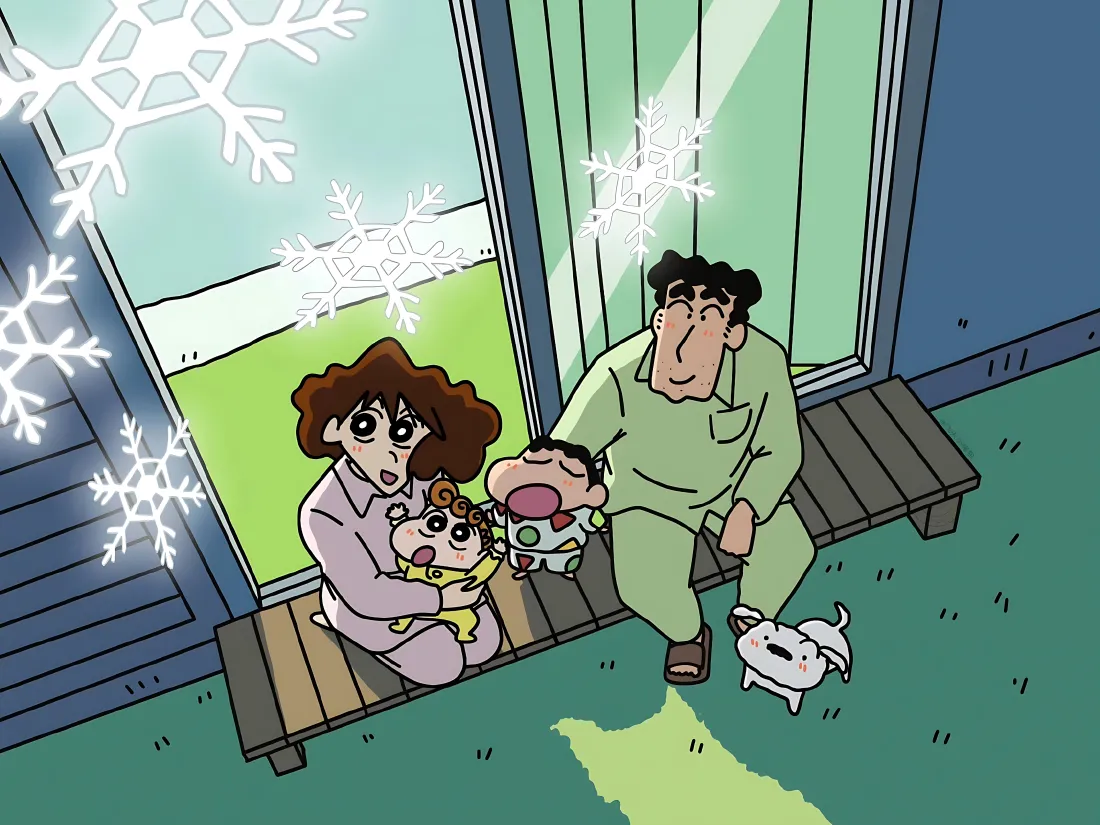4k看雪壁纸|蜡笔小新一家背景图片 - 温馨场景「哲风壁纸」 4k看雪壁纸|蜡笔小新一家背景图片 - 温馨场景「哲风壁纸」