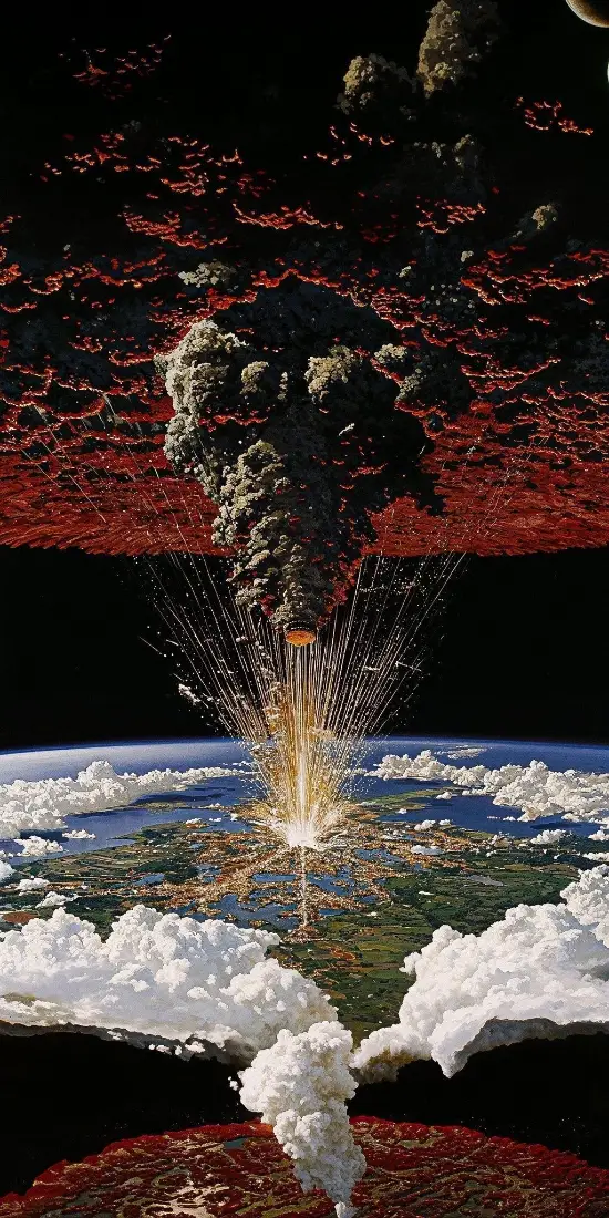 震撼视觉冲击手机壁纸 - 星球爆炸背景图片「哲风壁纸」 震撼视觉冲击手机壁纸 - 星球爆炸背景图片「哲风壁纸」