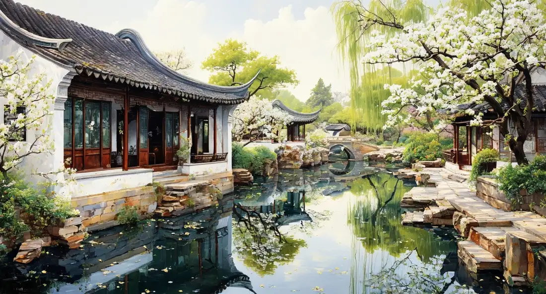 2k江南水乡壁纸|绝美风景背景图片 - 中式园林「哲风壁纸」 2k江南水乡壁纸|绝美风景背景图片 - 中式园林「哲风壁纸」