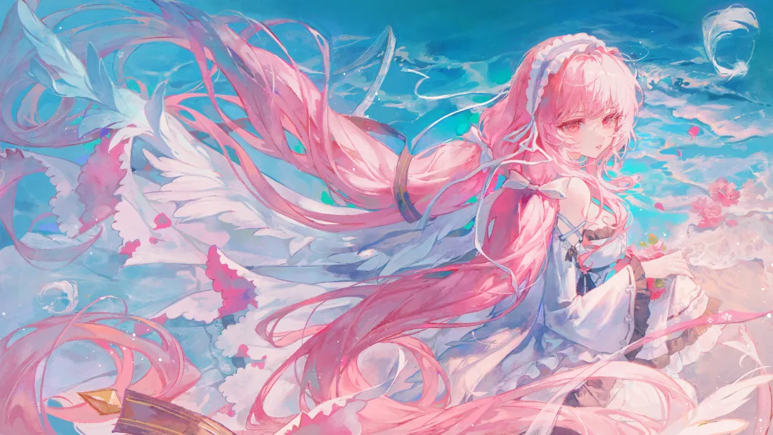 4k少女动漫壁纸｜梦幻背景图片 - 唯美风「哲风壁纸」