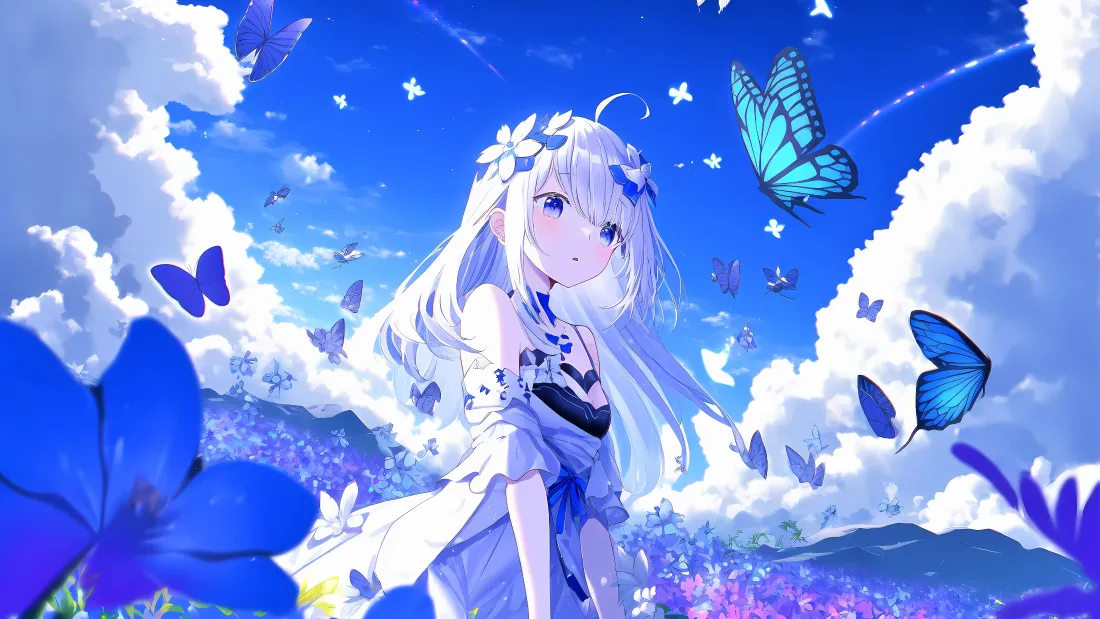 4k少女动漫壁纸|梦幻蝴蝶背景图片 - 唯美风「哲风壁纸」 4k少女动漫壁纸|梦幻蝴蝶背景图片 - 唯美风「哲风壁纸」