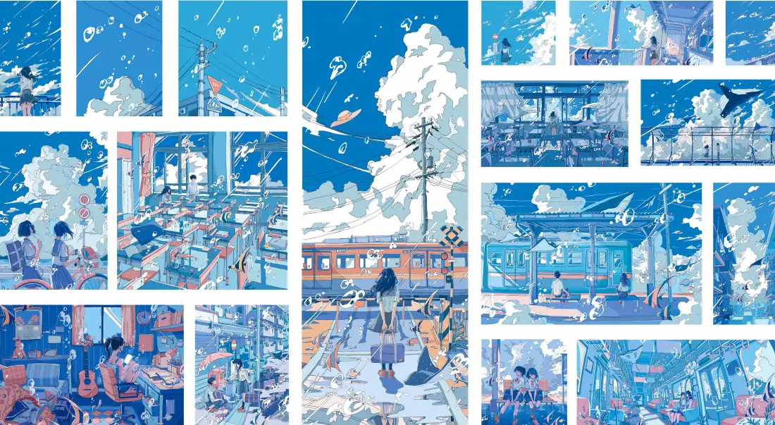 4k手绘脚本镜头壁纸|城市风景背景图片 - 创意「哲风壁纸」 4k手绘脚本镜头壁纸|城市风景背景图片 - 创意「哲风壁纸」