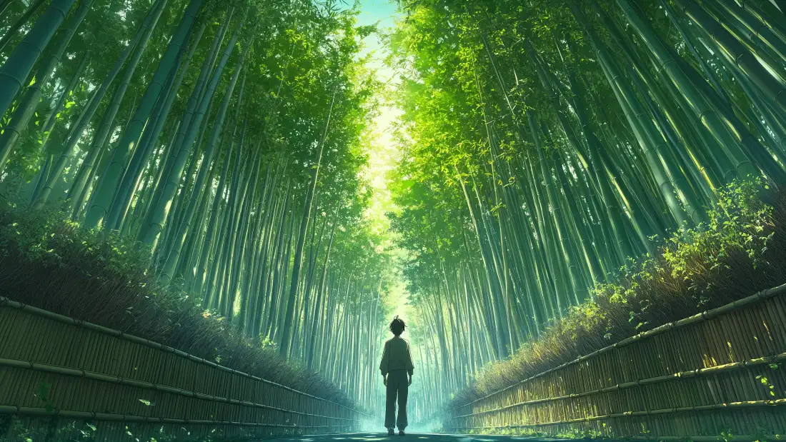 4k背影壁纸|竹林背景图片 - 动漫风「哲风壁纸」 4k背影壁纸|竹林背景图片 - 动漫风「哲风壁纸」