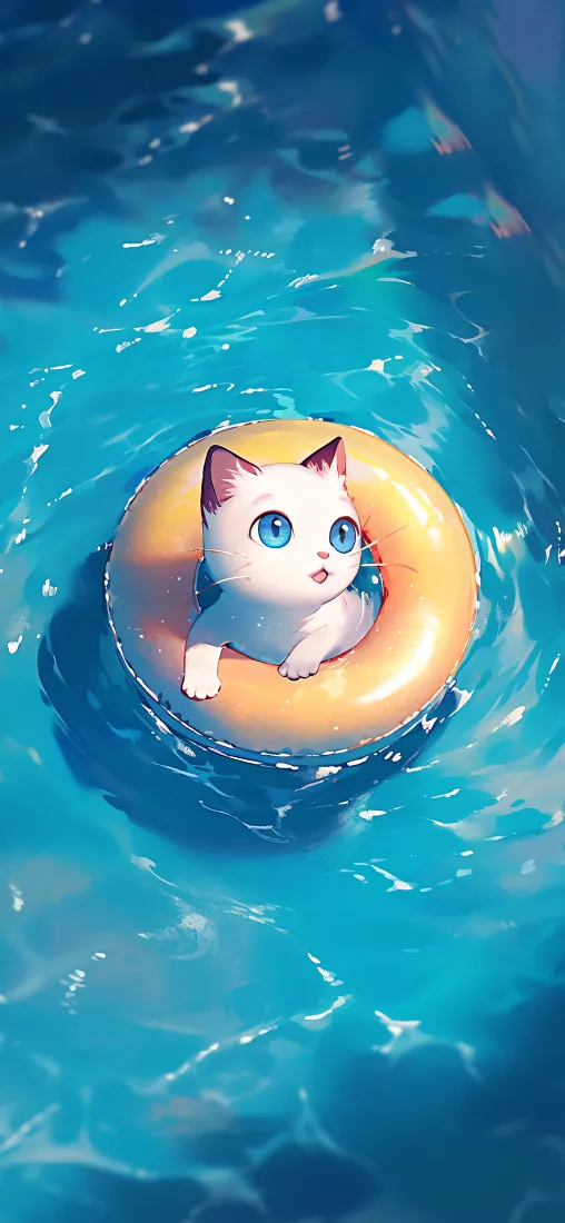 猫咪泳池手机壁纸|可爱猫猫泳池背景图片 - 萌趣「哲风壁纸」 猫咪泳池手机壁纸|可爱猫猫泳池背景图片 - 萌趣「哲风壁纸」