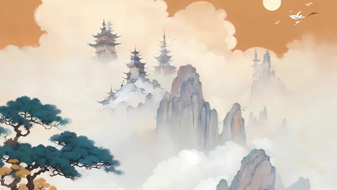 4kAI水墨山意境中国风背景图片 - 唯美画卷「哲风壁纸」 4kAI水墨山意境中国风背景图片 - 唯美画卷「哲风壁纸」