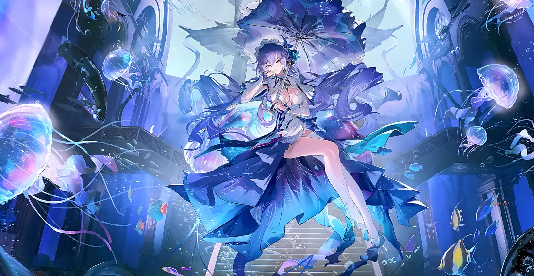 4k鸣潮二次元角色壁纸｜精美背景图片 - 神秘少女「哲风壁纸」