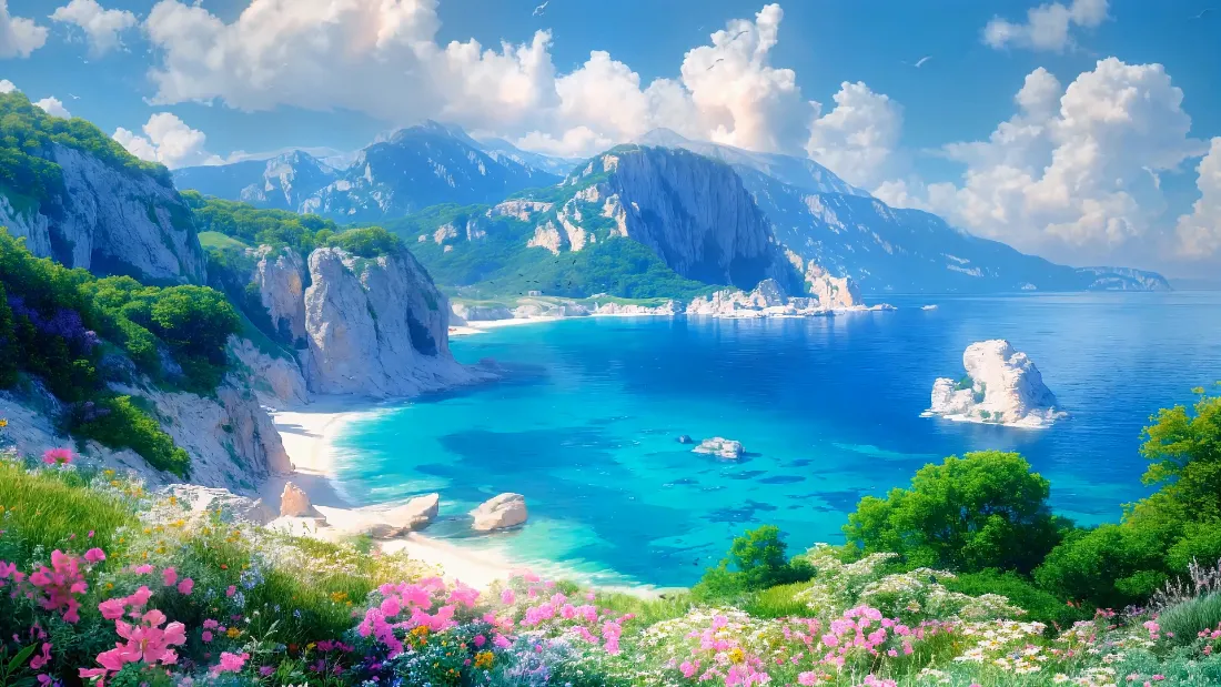 2k夏日海边壁纸|山海背景图片 - 浪漫景致「哲风壁纸」 2k夏日海边壁纸|山海背景图片 - 浪漫景致「哲风壁纸」