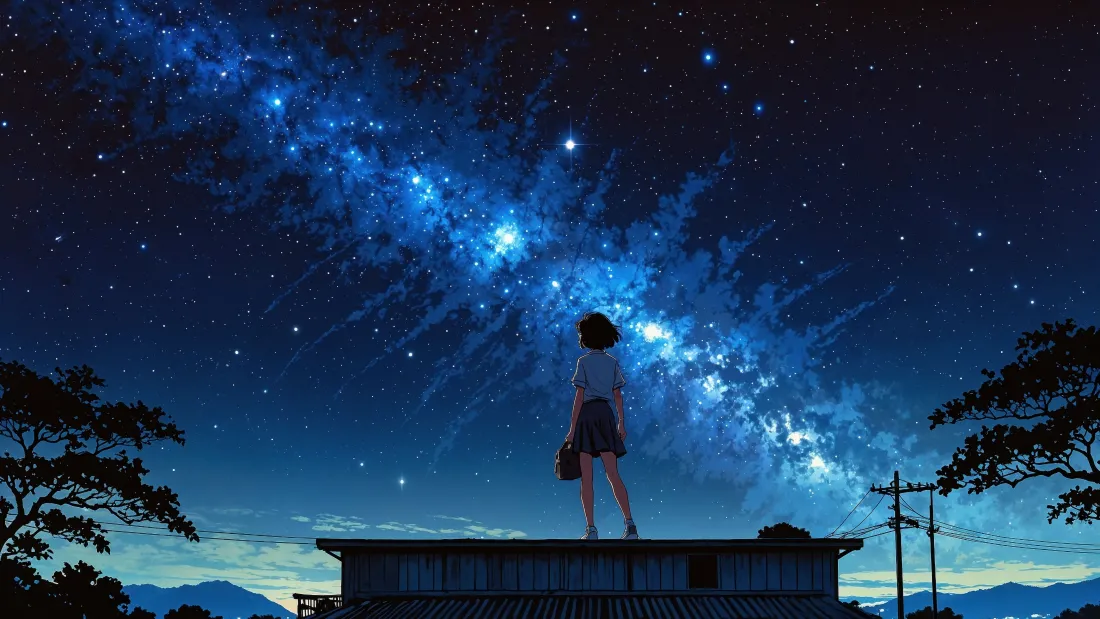 4k星空少年壁纸|屋顶背景图片 - 二次元动漫「哲风壁纸」 4k星空少年壁纸|屋顶背景图片 - 二次元动漫「哲风壁纸」