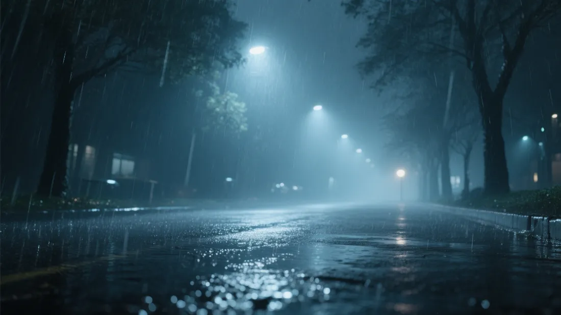2k雨夜街道壁纸|湿润路面背景图片 - 路灯光影「哲风壁纸」 2k雨夜街道壁纸|湿润路面背景图片 - 路灯光影「哲风壁纸」