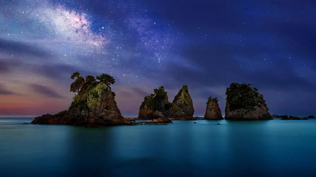 4k星空海岛壁纸|海景背景图片 - 自然夜景「哲风壁纸」 4k星空海岛壁纸|海景背景图片 - 自然夜景「哲风壁纸」
