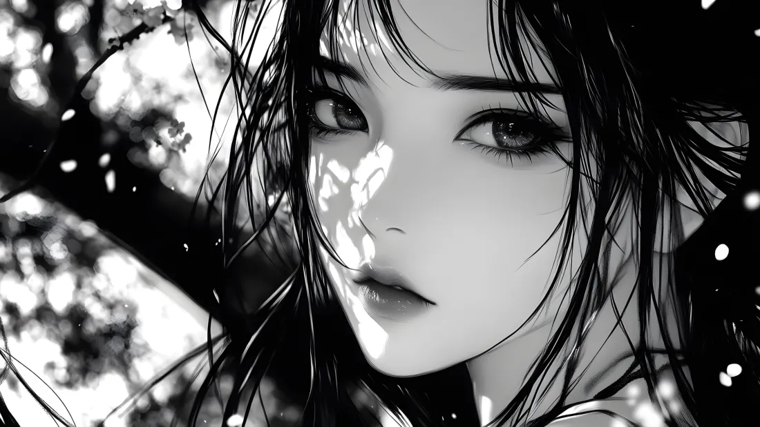 4k水墨国风壁纸|黑白意境背景图片 - 美女插画「哲风壁纸」 4k水墨国风壁纸|黑白意境背景图片 - 美女插画「哲风壁纸」