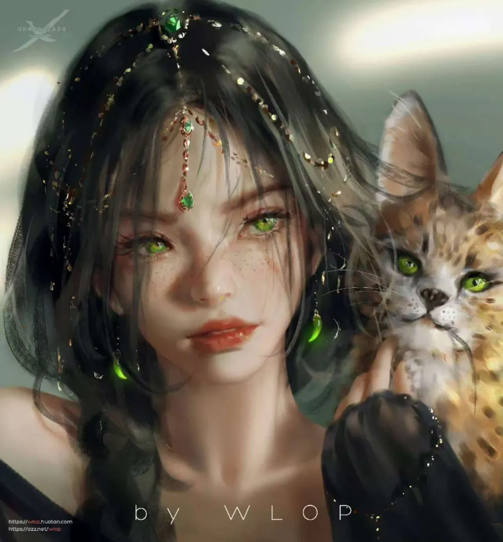 鬼刀手机壁纸|猫咪少女背景图片 - WLOP「哲风壁纸」 鬼刀手机壁纸|猫咪少女背景图片 - WLOP「哲风壁纸」