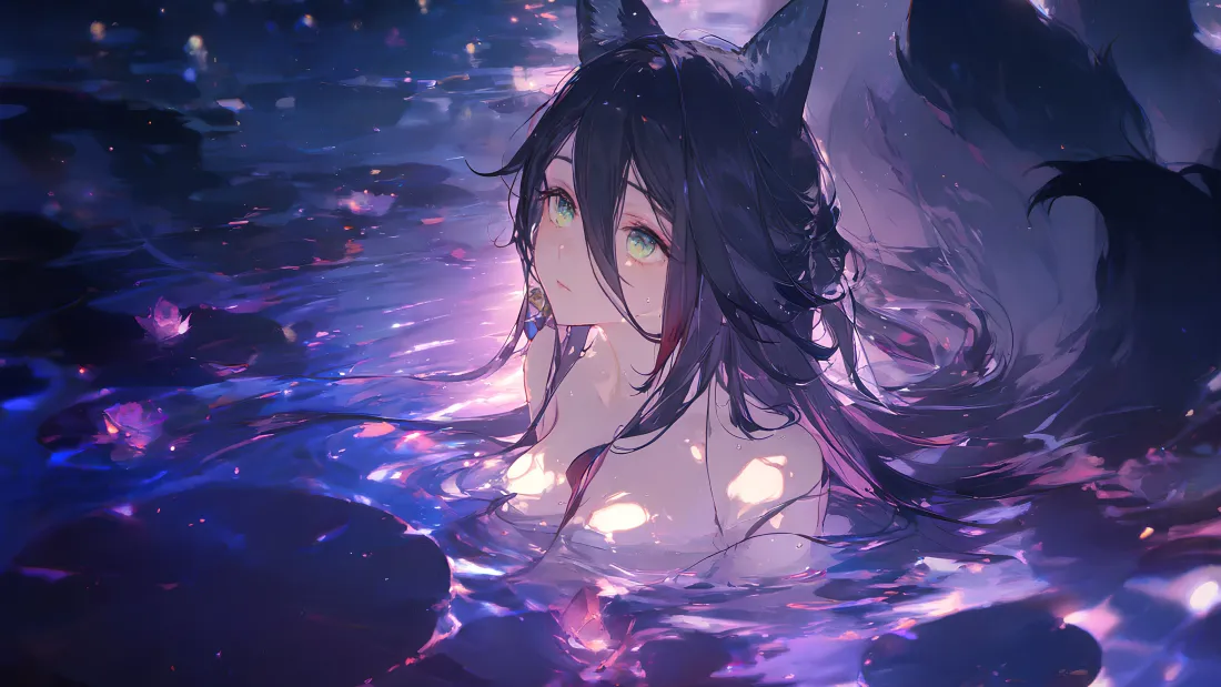 4k猫耳少女壁纸|泳池背景图片 - 梦幻夜景「哲风壁纸」 4k猫耳少女壁纸|泳池背景图片 - 梦幻夜景「哲风壁纸」