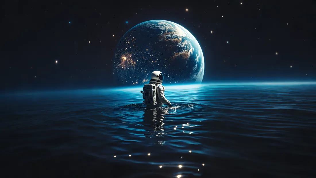 4k宇航员水世界壁纸|地球背景图片 - 星际「哲风壁纸」 4k宇航员水世界壁纸|地球背景图片 - 星际「哲风壁纸」