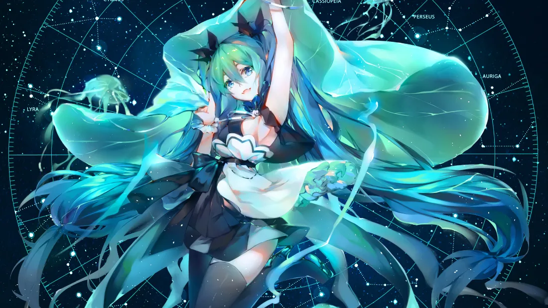 2k星空壁纸|初音未来背景图片 - 梦幻插画「哲风壁纸」 2k星空壁纸|初音未来背景图片 - 梦幻插画「哲风壁纸」