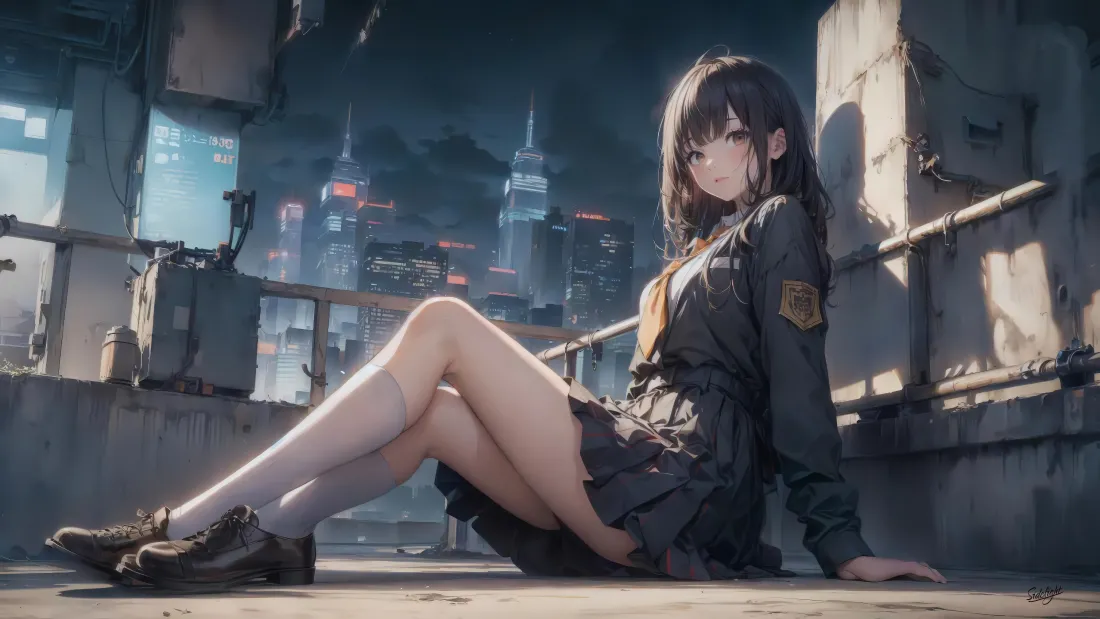 4k赛博朋克少女壁纸|未来都市背景图片 - 夜景「哲风壁纸」 4k赛博朋克少女壁纸|未来都市背景图片 - 夜景「哲风壁纸」