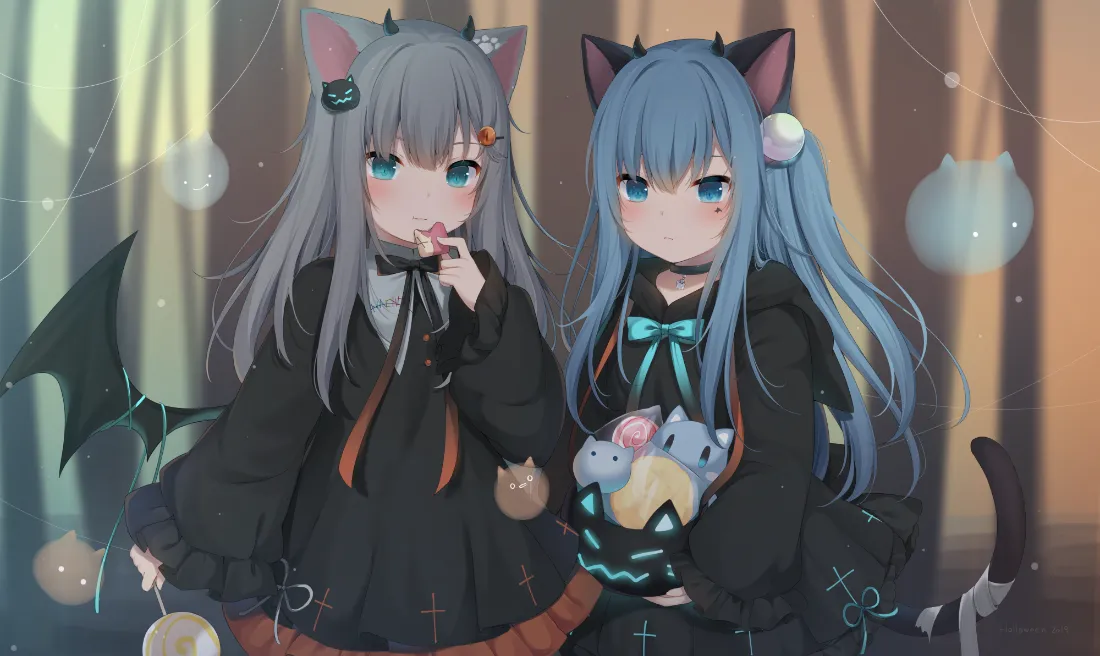 2k猫耳少女壁纸|森林奇幻背景图片 - 画师OC原创「哲风壁纸」 2k猫耳少女壁纸|森林奇幻背景图片 - 画师OC原创「哲风壁纸」