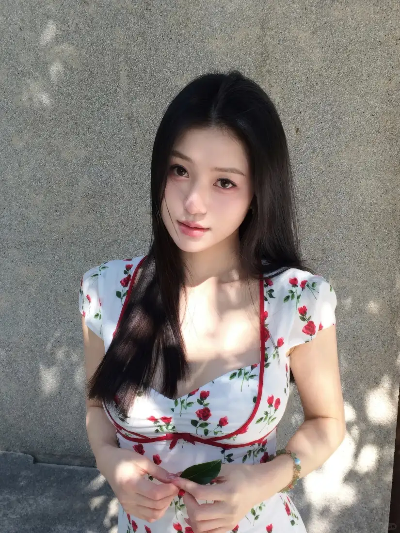 4k碎花裙壁纸 - 时尚穿搭 - 清新美女 - 少女写真「哲风壁纸」