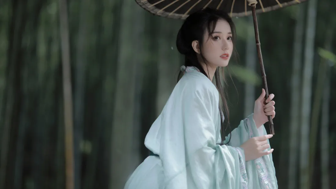 4k古风美女壁纸|竹林背景图片 - 油纸伞「哲风壁纸」 4k古风美女壁纸|竹林背景图片 - 油纸伞「哲风壁纸」