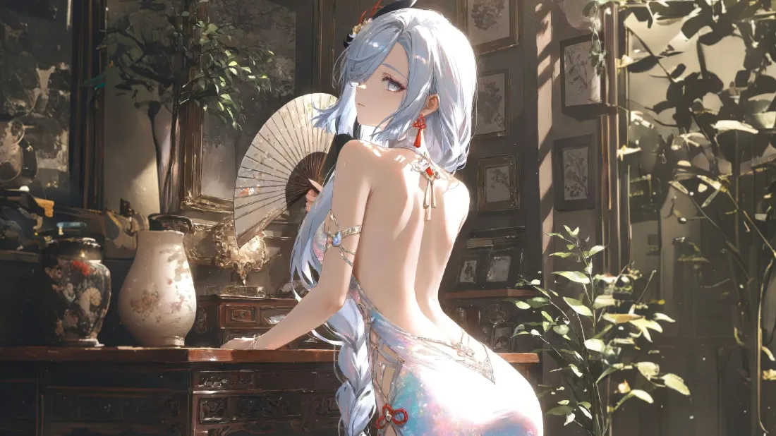 5k(鹤羽少女|国风背景图片 - 唯美插画)「哲风壁纸」 5k(鹤羽少女|国风背景图片 - 唯美插画)「哲风壁纸」