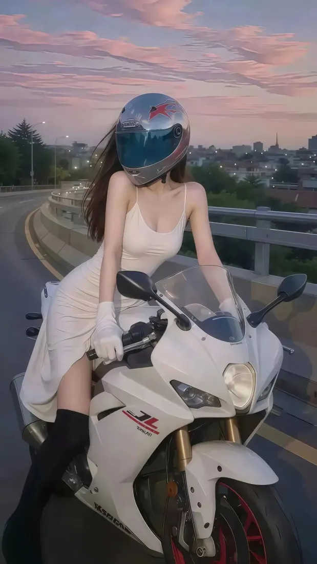 美女机车手机壁纸|公路晚霞背景图片 - 酷炫「哲风壁纸」 美女机车手机壁纸|公路晚霞背景图片 - 酷炫「哲风壁纸」