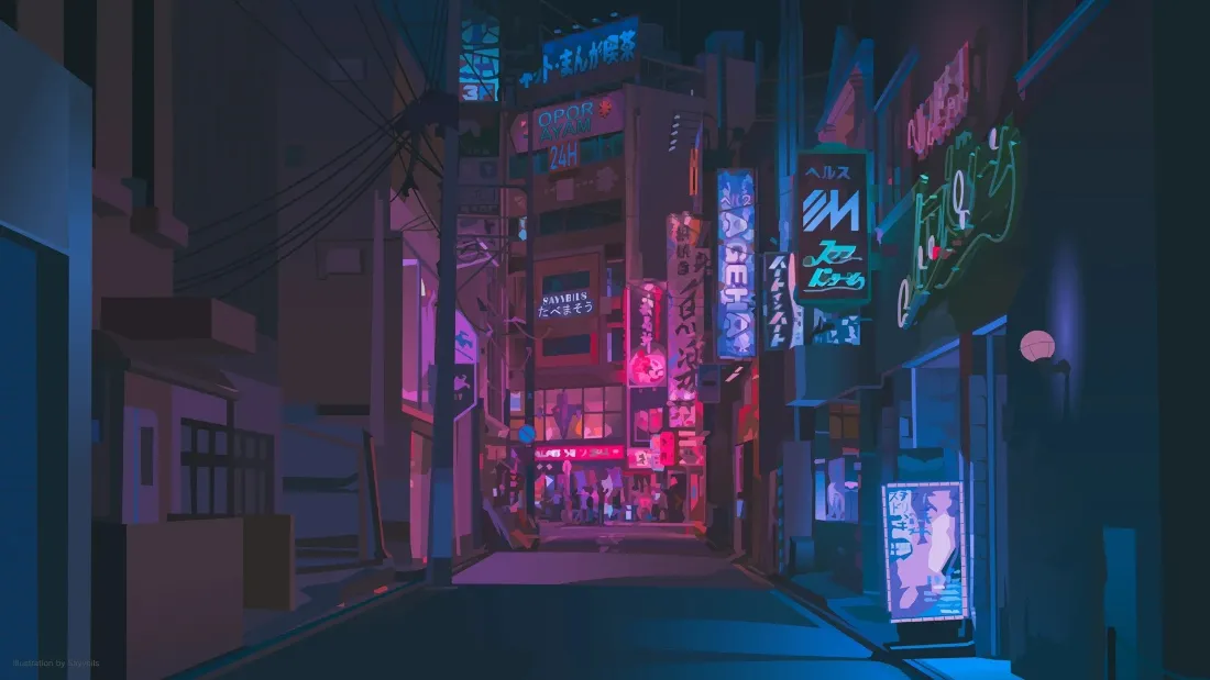 2k深夜壁纸|动漫街道背景图片 - 霓虹「哲风壁纸」 2k深夜壁纸|动漫街道背景图片 - 霓虹「哲风壁纸」