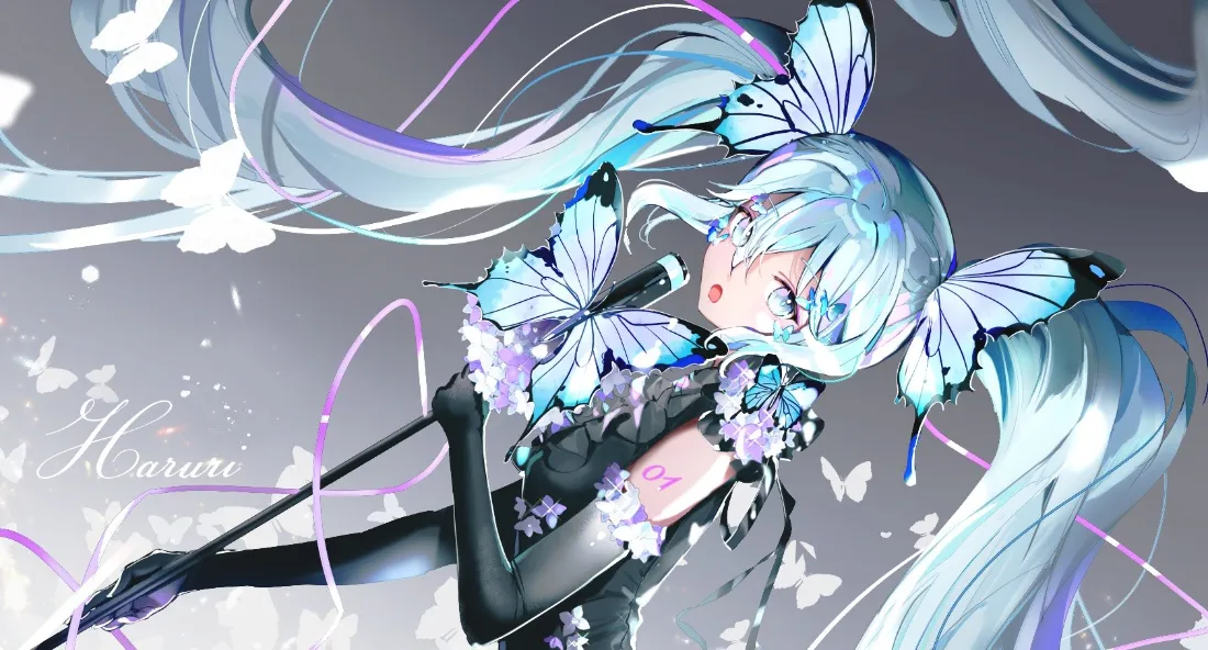 2k初音未来壁纸|二次元背景图片 - 蝴蝶「哲风壁纸」 2k初音未来壁纸|二次元背景图片 - 蝴蝶「哲风壁纸」