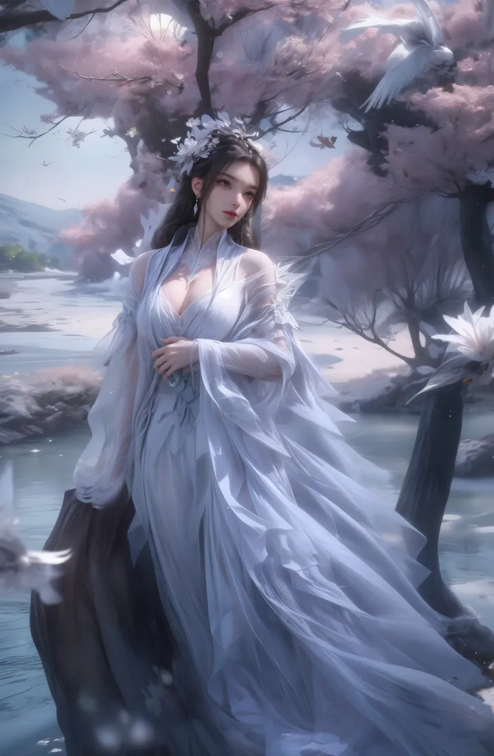 4kAI壁纸 - 动漫 - 山水 - 樱花「哲风壁纸」