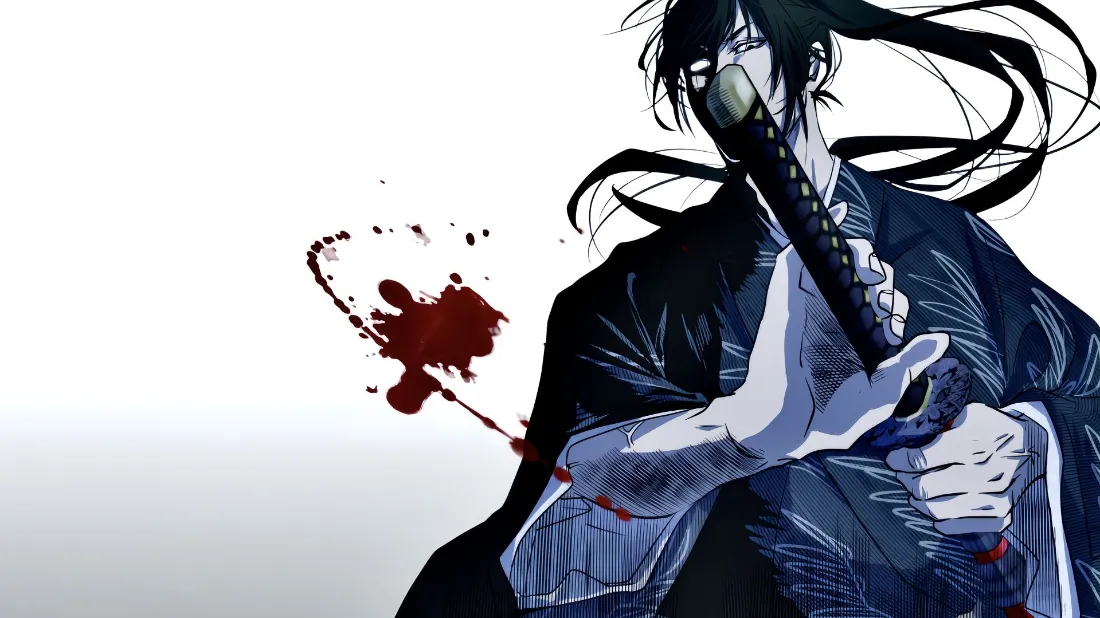 4k武士壁纸 - 和服 - 黑白 - 帅气「哲风壁纸」