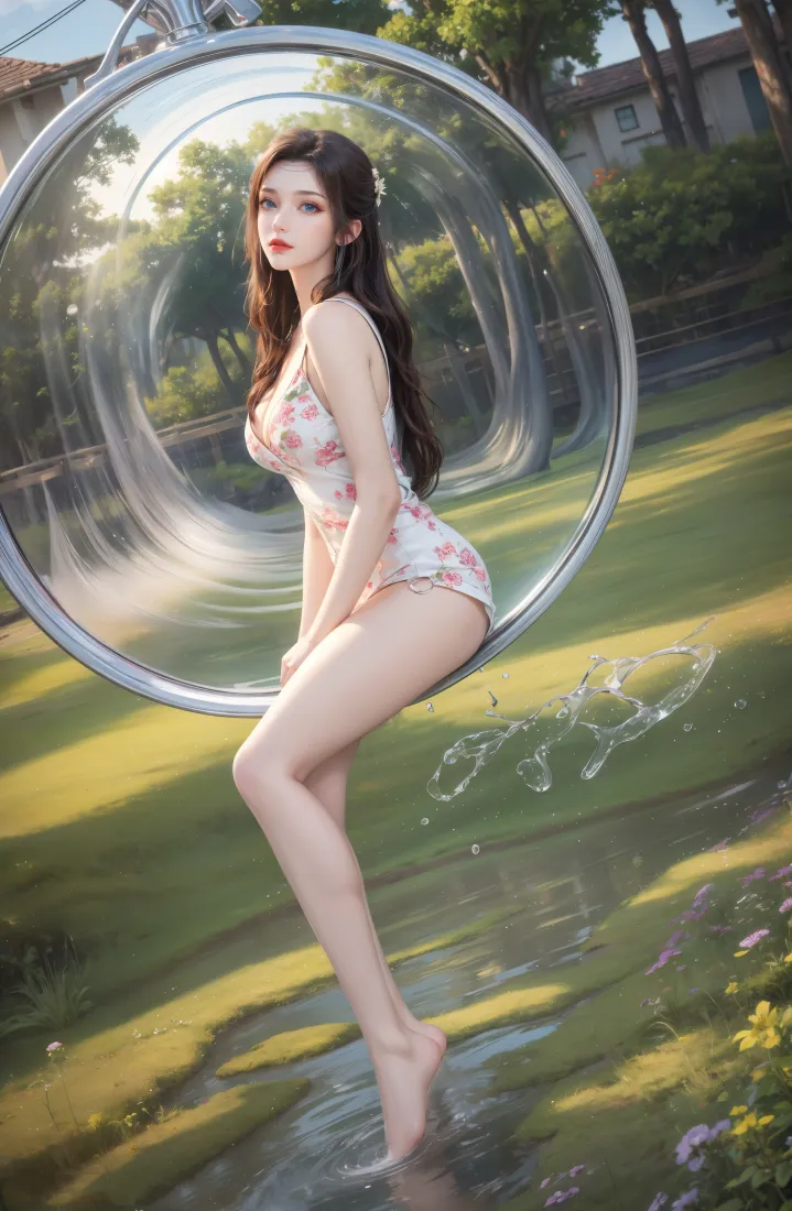 4k户外壁纸 - 水 - AI - 美女「哲风壁纸」