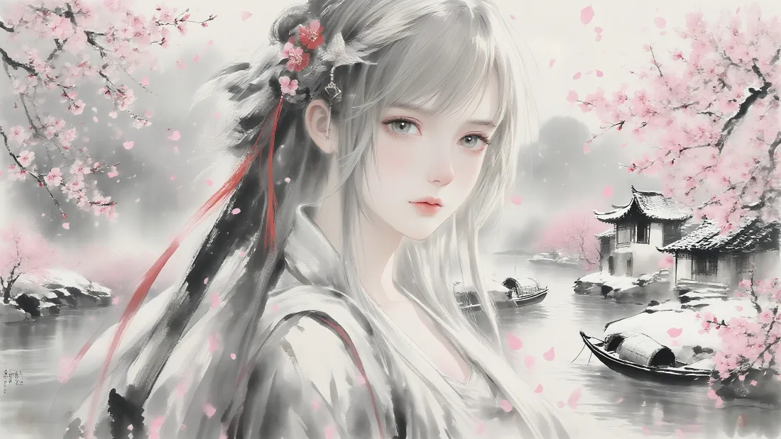4k古风女子壁纸|樱花背景图片 - 国风「哲风壁纸」 4k古风女子壁纸|樱花背景图片 - 国风「哲风壁纸」