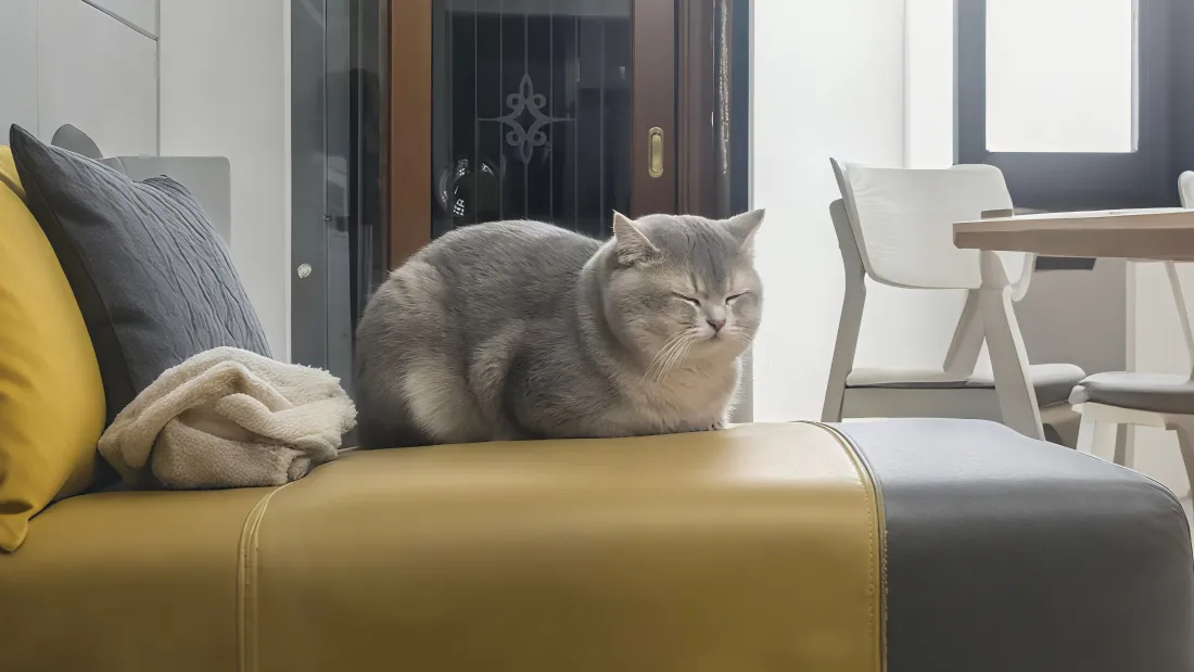3k英短蓝猫壁纸|黄色沙发背景图片 - 室内「哲风壁纸」 3k英短蓝猫壁纸|黄色沙发背景图片 - 室内「哲风壁纸」