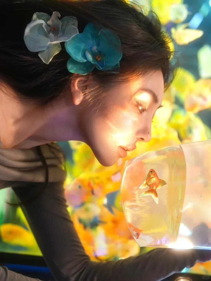 4k光影壁纸 - 真人 - 氛围感 - 花海背景「哲风壁纸」