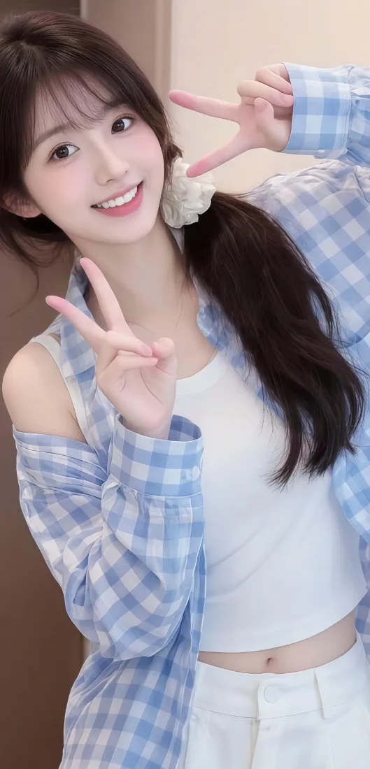 4k长发壁纸 - 美女 - 室内 - 清新「哲风壁纸」